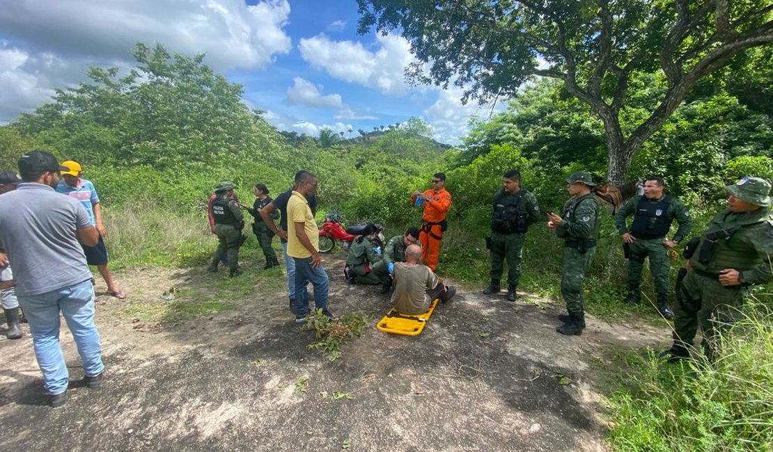 Idoso desaparecido é resgatado em mata na cidade de União
