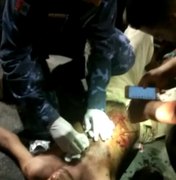 Homem sofre lesão por objeto cortante durante briga com a esposa