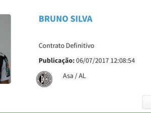 Atacante Brunão é regularizado e será mais uma opção para o ASA
