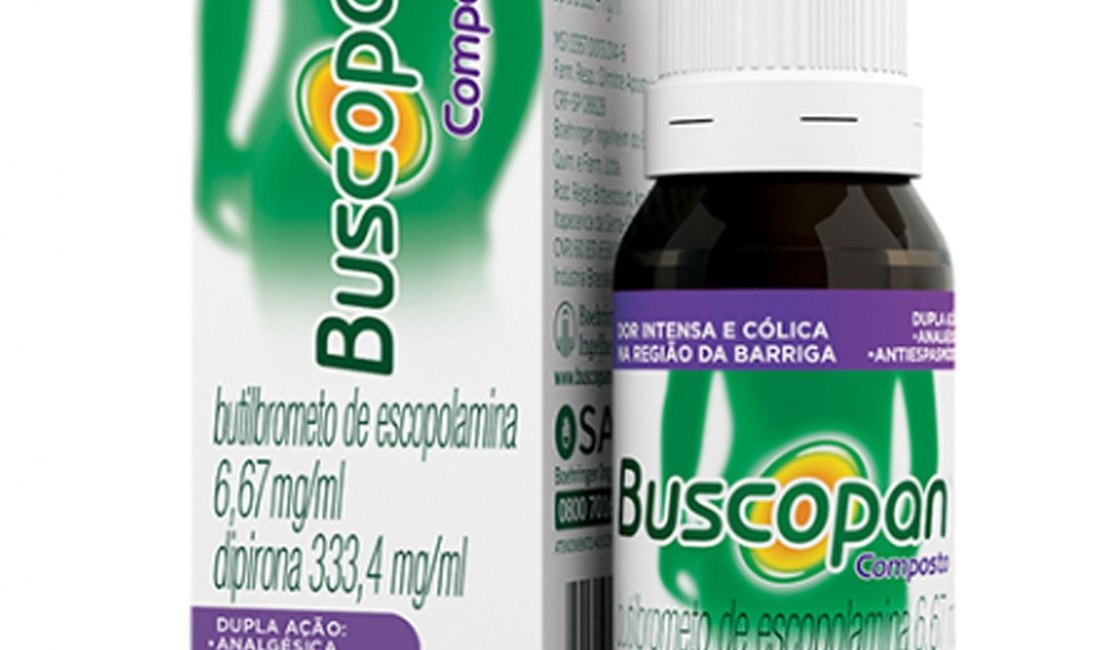Buscopan Composto gotas é recolhido do mercado e deixa de ser produzido