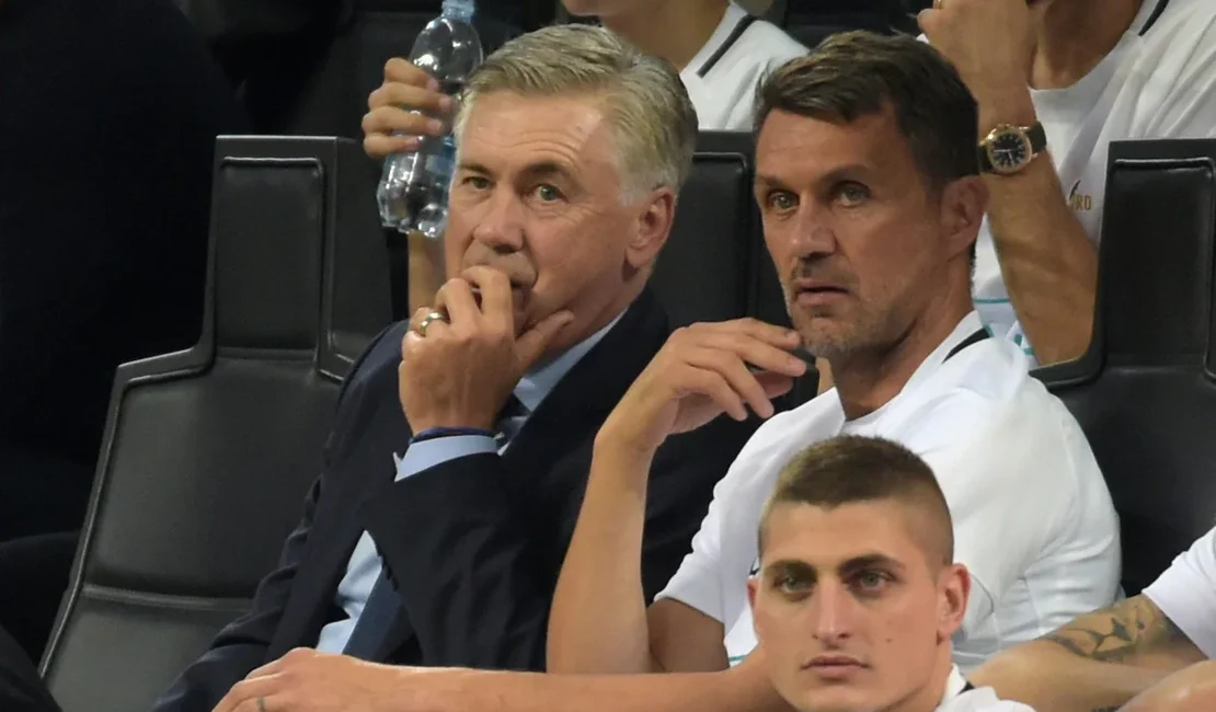 Itália: Maldini revela que conversou com Ancelotti antes de Guardiola