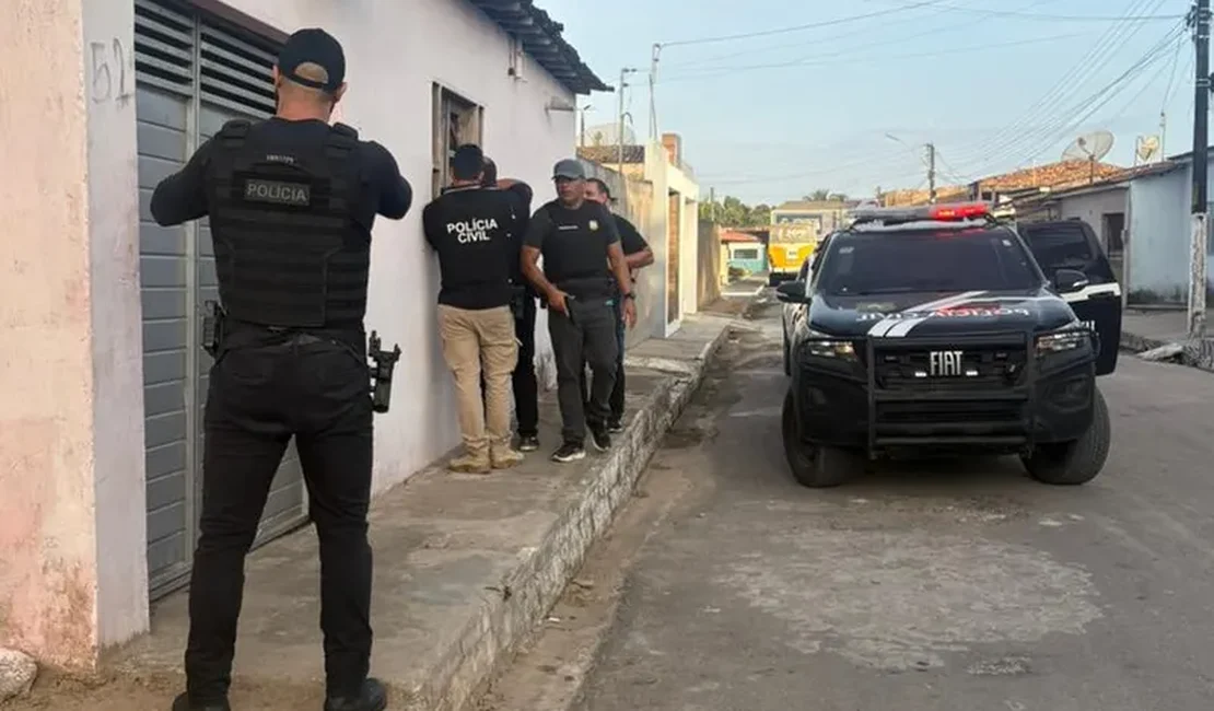 Grupo ligado ao PCC é alvo de operação da polícia em Teotônio Vilela e Campo Alegre