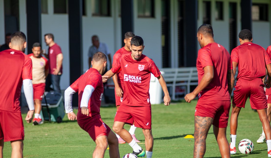 Na Cidade do Galo, CRB finaliza preparação para 7ª rodada da Série B