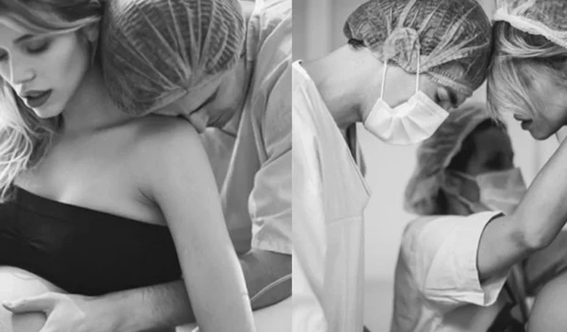 Esposa de Kaká compartilha fotos e relato de parto emocionante
