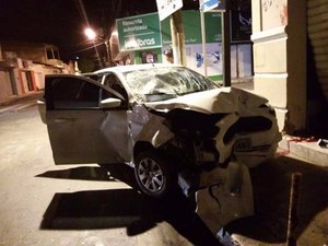 Porteiro de hospital morre em grave acidente no centro de Arapiraca