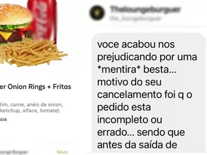 Mulher é chamada de 'morta de fome' após reclamar de hamburgueria