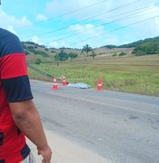 Carro colide contra poste na AL-105 e acidente deixa vítima fatal