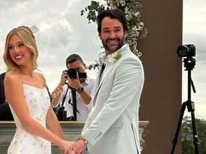 Ex de Nego do Borel, Duda Reis se casa com o cabeleireiro Du Nunes