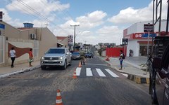 SMTT Arapiraca promove melhorias no trânsito perto da Praça Lions