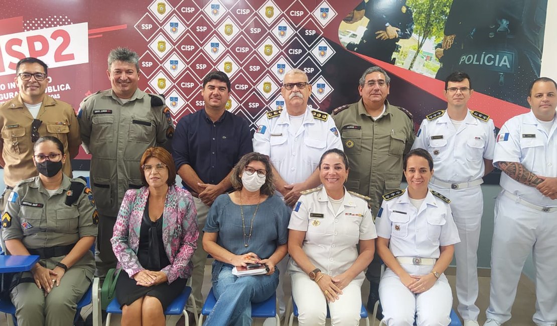 Forças de segurança e secretário de saúde se reúnem para planejar Posto Avançado de Saúde Militar de Palmeira
