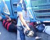 Mulher fica presa embaixo de carreta após acidente com moto em Maceió