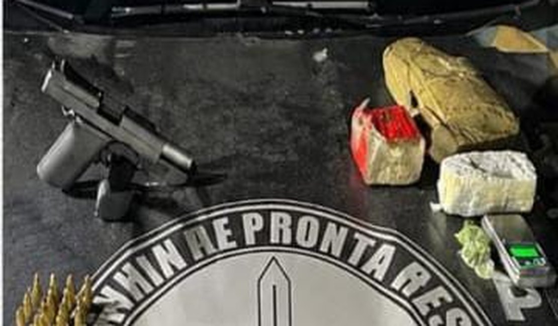Homem é preso com maconha e cocaína no município de São Miguel dos Milagres