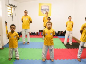 Projeto Ronda Mirim Corações da Paz leva sete atletas ao Campeonato Alagoano de Taekwondo