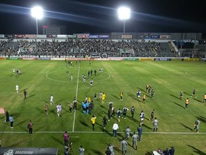 Operário se pronuncia após confusão em jogo contra o ASA e denuncia falha na segurança