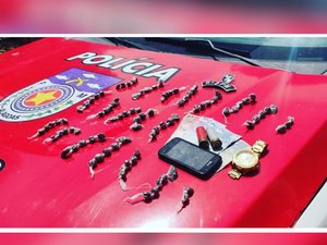 Suspeitos de tráfico são presos com drogas em Maragogi