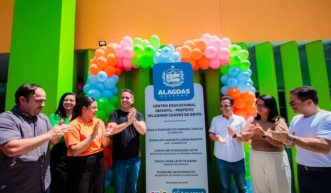 Primeira Creche Cria do município de Roteiro é entregue pelo Governo de Alagoas