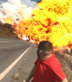 VÍDEO: explosão de caminhão-tanque no Pará deixa equipe do SBT ferida