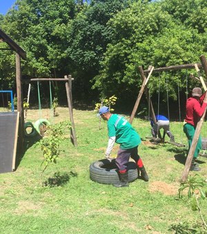 Bairros de Maceió ganham novos parques infantis sustentáveis