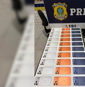 PRF apreende 30 iPhones sem comprovação fiscal em São Sebastião