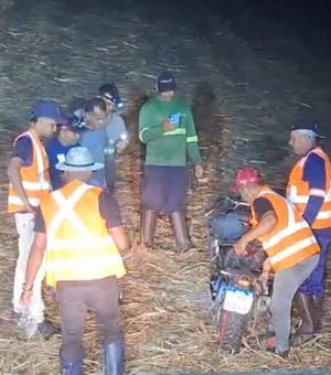 Moto roubada é achada escondida em canavial na Barra de Santo Antônio