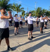 Futuros delegados da Polícia Civil iniciam preparação física com corrida na orla