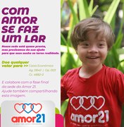 Amor 21 inicia campanha para conclusão de sede