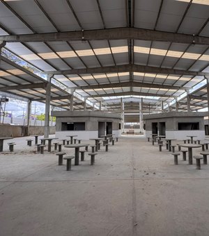 Obra da nova feira livre de Delmiro Gouveia entra na reta final