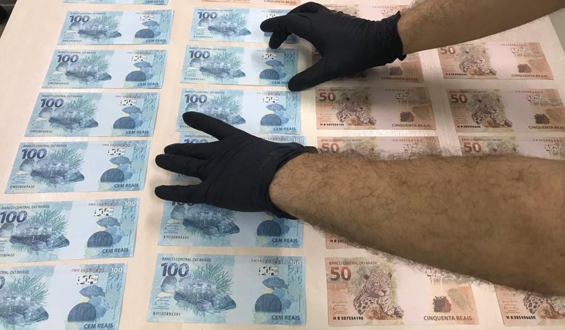 Homem é preso por falsificação de dinheiro em Rio Largo