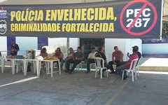 Policiais civis de Alagoas paralisam atividades contra a PEC 287