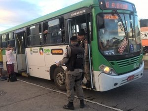 Assaltos a ônibus em Maceió caem mais de 17% no mês de maio