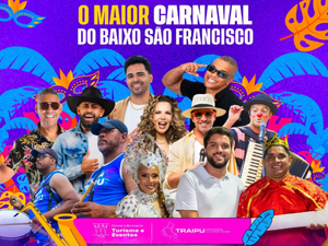 Entrega da chave da cidade ao Rei Momo abre o Traipu Folia 2025 nesta sexta (28)