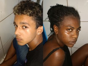 Casal rouba celular e é detido durante blitz do BPTran com arma de brinquedo