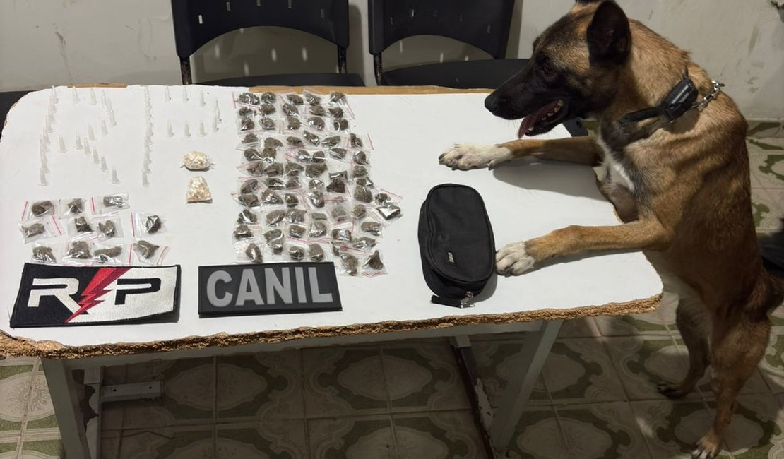 Suspeito é preso por tráfico de drogas em casa em construção no bairro Canafístula