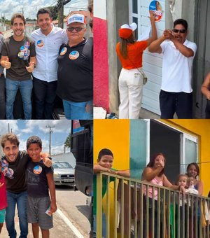 Guilherme Lopes é recebido com grande adesão e apoio nas ruas de Piaçabuçu