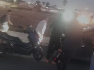 Colisão entre carro e moto é registrada na Ladeira do Claudionor, em Arapiraca