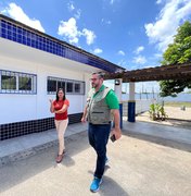 Vereador Leonardo Dias visita e solicita melhorias para CMEIs de Maceió