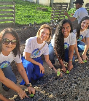 Secretaria de Estado do Meio Ambiente inaugura primeira horta urbana em Maceió