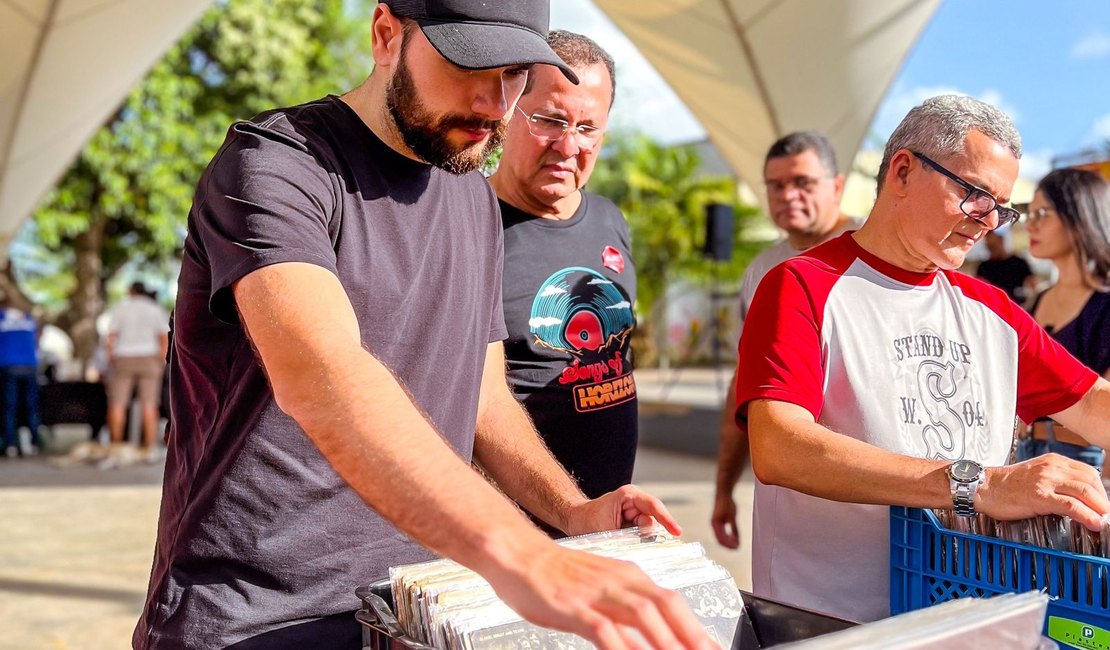 Feira de Discos traz venda de raridades e shows gratuitos neste sábado (20) em Arapiraca