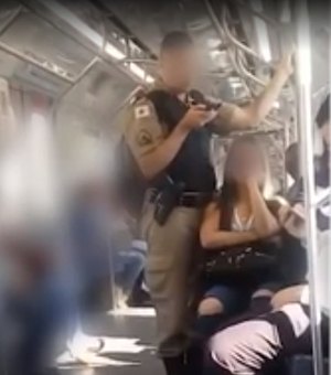 Corregedoria da PM apura suposto caso de assédio de policial no metrô de BH