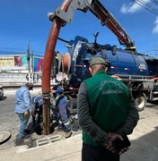 Operação Línguas Sujas flagra despejo irregular de esgoto no Salgadinho