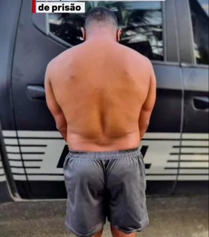 Foragido da Justiça por homicídio é preso no município de São Luís do Quitunde