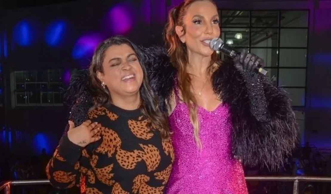 Ivete Sangalo publica foto de Preta Gil e lamenta: “Saudade”