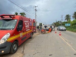 Acidente de trânsito deixa mulher ferida em Maragogi