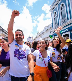 FORÇA FEMININA: Milhares de mulheres caminham em apoio à reeleição de Paulo Dantas