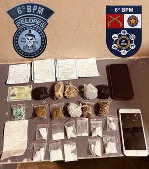 Homem movimenta R$ 38 mil com tráfico de drogas e é preso em Maragogi