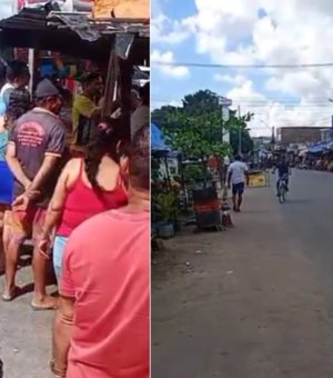 Colocação de ﻿contêiner de lixo na ﻿Feirinha do Tabuleiro provoca protesto; entenda