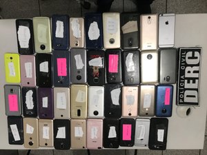 Polícia Civil recupera mais de 40 celulares roubados em Maceió
