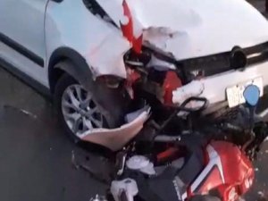 Colisão entre carro e moto deixa vítima fatal em São Luís do Quitunde