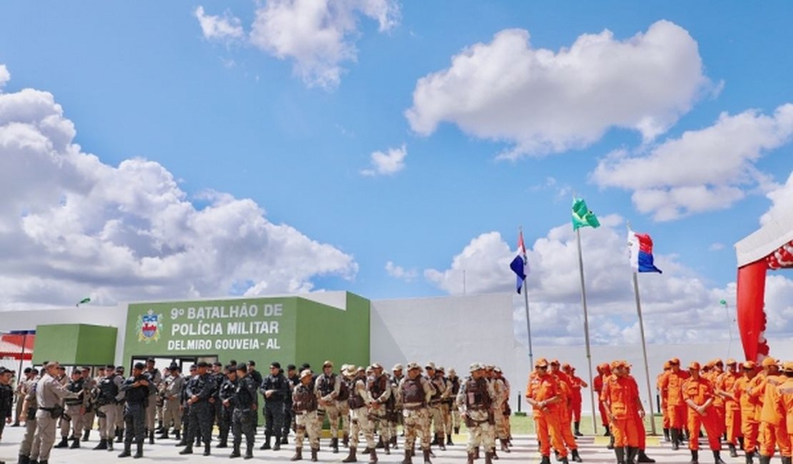 Governo inaugura batalhões e autoriza construção de hospital no Alto Sertão
