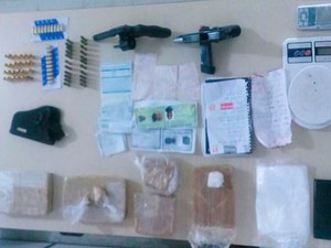 Polícia apreende mais de três quilos de crack na Serraria